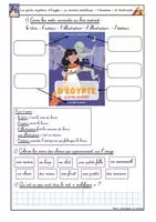 Aperçu - Feuilles d'exercices - Questionnaire "Les petits mystères d'Egypte" - Page de couverture