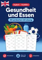 Vorschau - Arbeitsblätter - Health und food and lifestyle, Lernkarten, Klasse 6 - Deckblatt