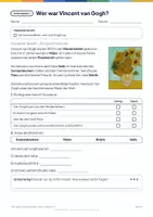Vorschau - Stundenentwürfe - Van Gogh – 5 Kunststunden ohne Vorbereitung | Vertretungsstunde Kunst Klasse 2–4 mit Originalgemälden - Seite 3