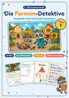 Vorschau - Stundenentwürfe - Geometrie Klasse 1: Die Formen-Detektive - Deckblatt