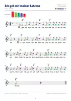 Vorschau - Stundenentwürfe - 6 Herbst- und Martinslieder für Boomwhacker: farbige Noten mit Text, Unterrichtsentwürfe, Hörfassungen + 3D-Playalongs - Seite 3