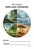 anteprima - Esercizi - Le zone climatiche per la primaria – Natura, animali ed esperimento con la torcia - Pagina di copertina