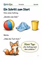 Vorschau - Spiele - Zwei Schritte merken – Arbeitsheft Vorschule - Seite 1