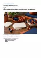 Vorschau - Unterrichtsreihen - Statistik und Diagramme – Eine eigene Umfrage planen und auswerten | Mathe Klasse 7/8 | Heft 06 - Deckblatt