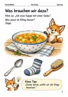 Vorschau - Spiele - Quatschsätze entdecken – Arbeitsheft Vorschule - Seite 1