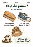 Vorschau - Spiele - Quatschsätze entdecken – Arbeitsheft Vorschule - Seite 2