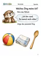 Vorschau - Spiele - Gegenstände beschreiben – Arbeitsheft Vorschule - Seite 2