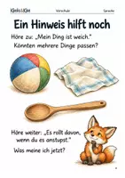 Vorschau - Spiele - Gegenstände beschreiben – Arbeitsheft Vorschule - Seite 3