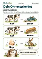 Vorschau - Spiele - Reim oder kein Reim Arbeitsheft Vorschule - Seite 2