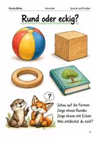 Vorschau - Arbeitsblätter - Eigenschaften Sprachspielheft für die Vorschule - Seite 3