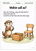 Vorschau - Arbeitsblätter - Nachfragen Sprachspielheft für die Vorschule - Seite 2