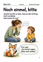 Vorschau - Arbeitsblätter - Nachfragen Sprachspielheft für die Vorschule - Seite 3