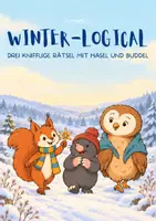 Vorschau - Spiele - Winter-Logical mit Hasel und Buddel | Drei Stufen inklusive Lösungen | Rätsel Klasse 2 3 4 5 6 7 kostenlos - Deckblatt