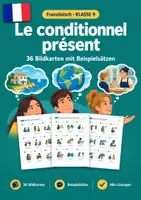 Vorschau - Arbeitsblätter - Conditionnel présent, Wortschatzkarten, Klasse 9 - Deckblatt