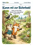 Vorschau - Spiele - Mitmachgeschichte – Arbeitsheft Vorschule - Deckblatt