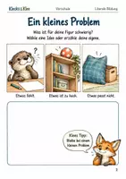 Vorschau - Arbeitsblätter - Eigenes Buch aus Bildern – Arbeitsheft Vorschule - Seite 2