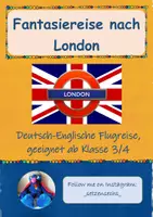 Vorschau - Arbeitsblätter - Fantasiereise London inkl. Arbeitsblatt #silvesterknaller23 - Deckblatt