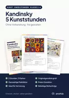 Vorschau - Stundenentwürfe - Kandinsky – 5 Kunststunden ohne Vorbereitung | Vertretungsstunde Kunst Klasse 2–4 mit Originalgemälden - Seite 1