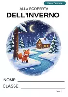 anteprima - Esercizi - Alla scoperta dell'inverno – Schede, labirinti e racconti su neve e letargo per la classe 1ª - Pagina di copertina