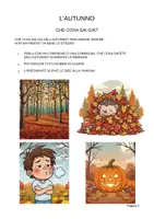 anteprima - Esercizi - Alla scoperta dell'autunno – Esperimenti, giochi e schede su foglie e scoiattoli per la classe 1ª - Pagina 1