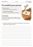 Vista previa - Hojas de trabajo - Punto de vista narrativo: cuaderno 2.º ESO - página 2