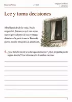 Vista previa - Hojas de trabajo - Crear una atmósfera de misterio: cuaderno 2.º ESO - página 3