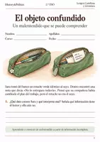 Vista previa - Hojas de trabajo - Crear malentendidos narrativos cuaderno 2 - Portada