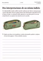 Vista previa - Hojas de trabajo - Crear malentendidos narrativos cuaderno 2 - página 1
