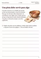 Vista previa - Hojas de trabajo - Pistas que hacen avanzar la trama: cuaderno 2.º ESO - página 1