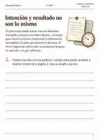 Vista previa - Hojas de trabajo - Decisiones y efectos inesperados cuaderno 2.º ESO - página 1