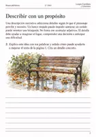 Vista previa - Hojas de trabajo - Descripciones con propósito: 5 cuadernos 2.º ESO - página 2
