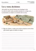 Vista previa - Hojas de trabajo - Describir objetos en una escena: cuaderno 2.º ESO - página 3