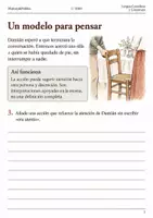 Vista previa - Hojas de trabajo - Caracterizar personajes con acciones cuaderno 2.º ESO - página 2