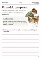 Vista previa - Hojas de trabajo - Pretérito imperfecto e indefinido cuaderno 2.º ESO - página 2