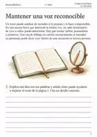 Vista previa - Hojas de trabajo - Revisar cambios de narrador cuaderno 2.º ESO - página 1