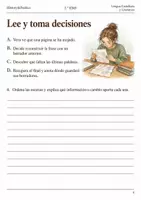 Vista previa - Hojas de trabajo - Planificar un relato en cuatro escenas cuaderno 2.º ESO - página 3
