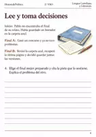 Vista previa - Hojas de trabajo - Mejorar un desenlace precipitado cuaderno 2.º ESO - página 3
