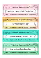 Vorschau - Aufgabenkarten - Speaking activity: National Awareness Days (one minute talk) - Seite 3