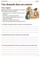 Aperçu - Feuilles d'exercices - Une demande polie adapter le registre à l’interlocuteur – livret de français 5e - Page 3