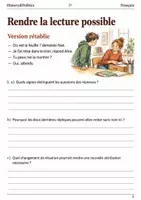 Aperçu - Feuilles d'exercices - La conversation confuse rétablir ponctuation et locuteurs – livret de français 5e - Page 2