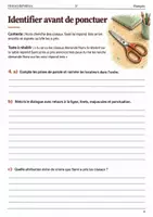 Aperçu - Feuilles d'exercices - La conversation confuse rétablir ponctuation et locuteurs – livret de français 5e - Page 3