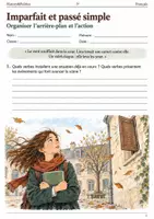 Aperçu - Feuilles d'exercices - Langue du récit : 5 livrets de français 5e - Page 1