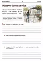 Aperçu - Feuilles d'exercices - Langue du récit : 5 livrets de français 5e - Page 3