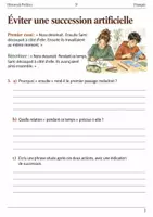 Aperçu - Feuilles d'exercices - Connecteurs temporels rendre un récit intelligible – livret de français 5e - Page 2