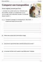Aperçu - Feuilles d'exercices - Changer de narrateur maintenir la cohérence des temps – livret de français 5e - Page 3