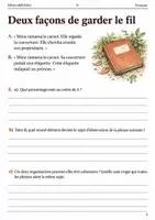 Aperçu - Feuilles d'exercices - Une histoire sans fil rétablir la progression thématique – livret de français 5e - Page 2
