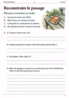 Aperçu - Feuilles d'exercices - Une histoire sans fil rétablir la progression thématique – livret de français 5e - Page 3
