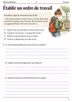 Aperçu - Feuilles d'exercices - Le brouillon annoté choisir les corrections prioritaires – livret de français 5e - Page 3