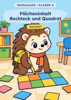 Vorschau - Arbeitsblätter - Flächeninhalt Rechteck und Quadrat Kurztest Klasse 4 - Deckblatt