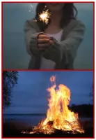 Vorschau - Unterrichtsreihen - Feuer Impulskarten und Fragen - Seite 1